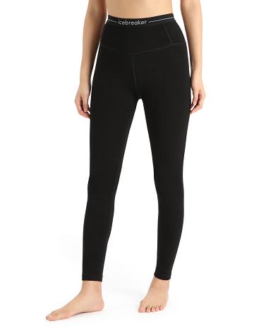 Base Layers Icebreaker Merino 260 Tech High Rise Leggings Femme Noir | FR 1852EBCX